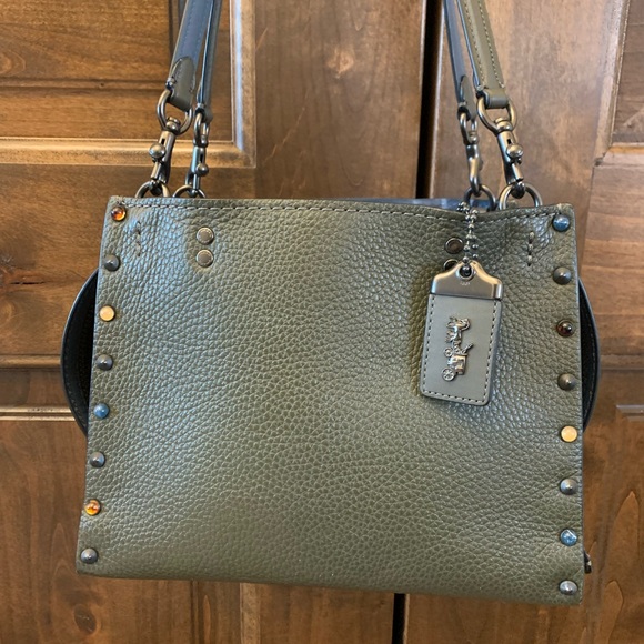 Coach | Bags | Coach 941 Rogue 25 Bag Olive Green With Jewel